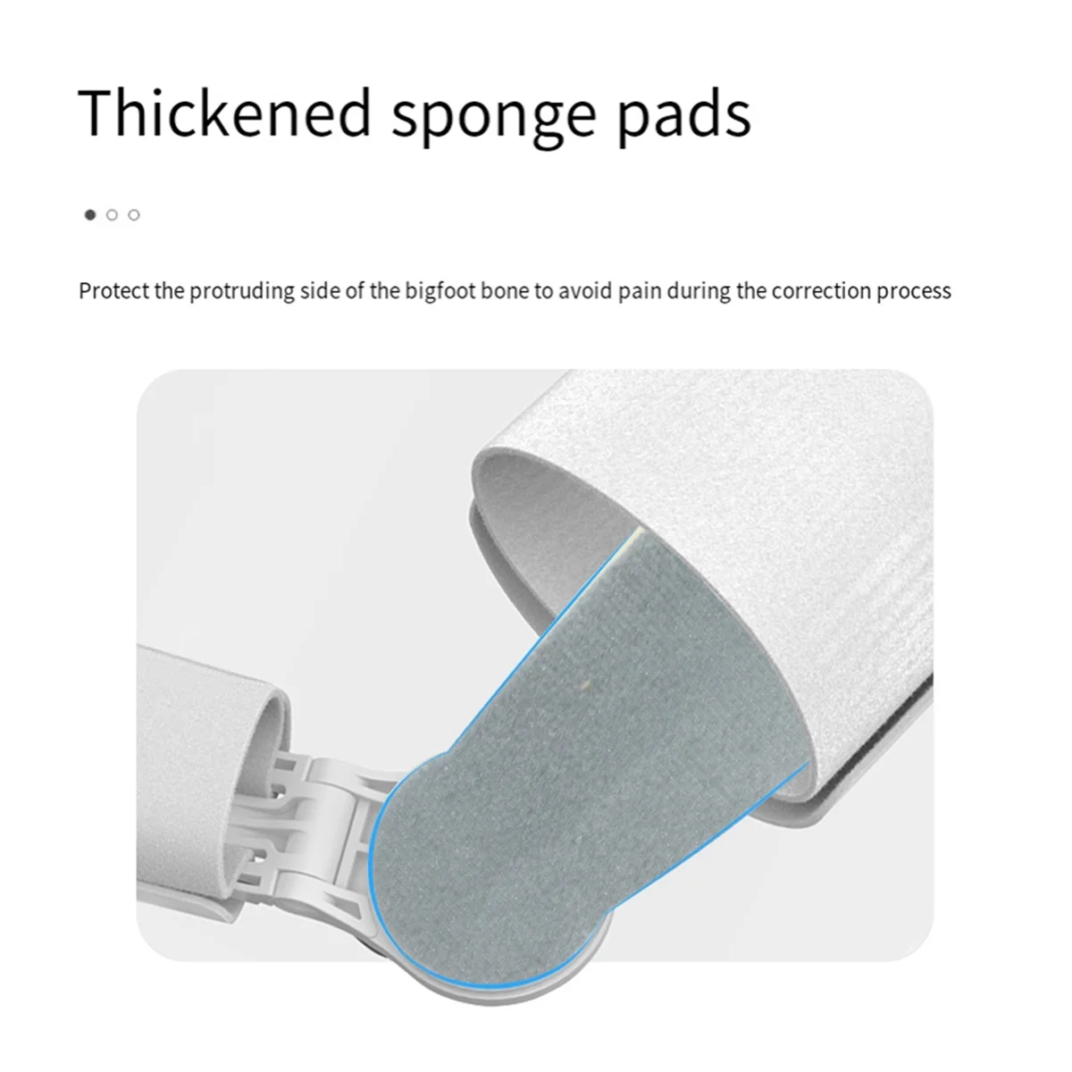 A42F Bunion Corrector for Women Men, Adjustable Knob Double Correction Separator for Splints Hammer Toe Straightener