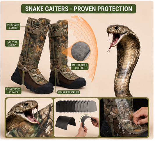 Snake Gaiters Waterproof Leg Guards