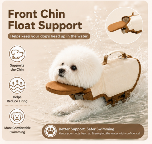 Dog Life Jacket with Rescue Handle