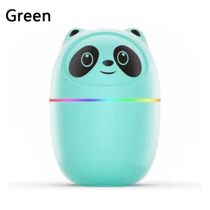 Mini Air Humidifier Cute Panda Aroma Oil Diffuser With Night Light USB Chargeable Cool Mist Sprayer Plants Purifier Humificador (Copy)