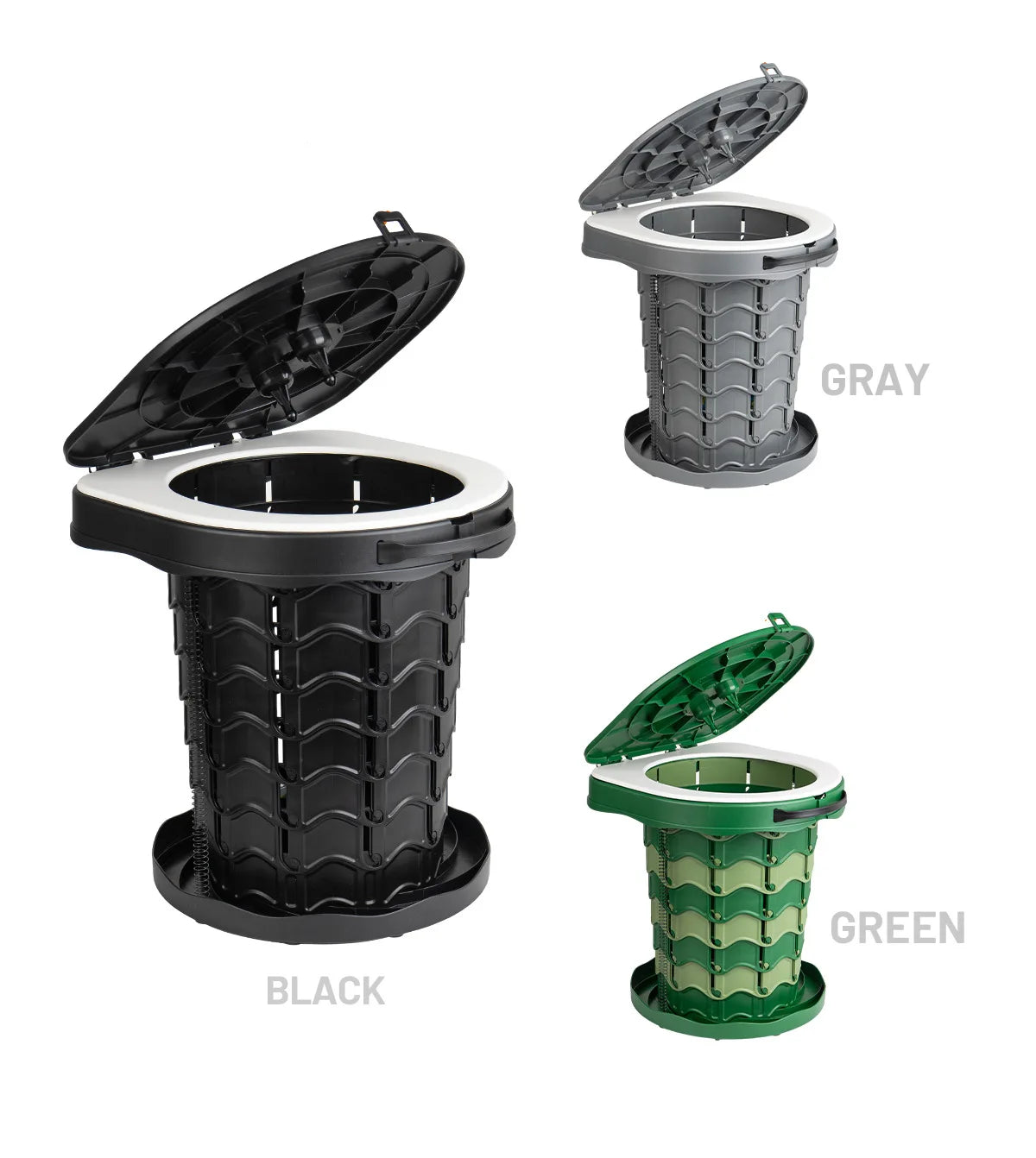 Outdoor Toilet Washable Camping Mobile Toilet Car Emergency Toilet Portable Folding Stool