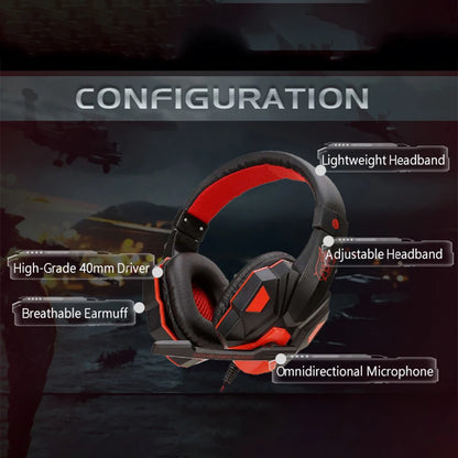 Headphone 3.5mm Wired Gaming Headset