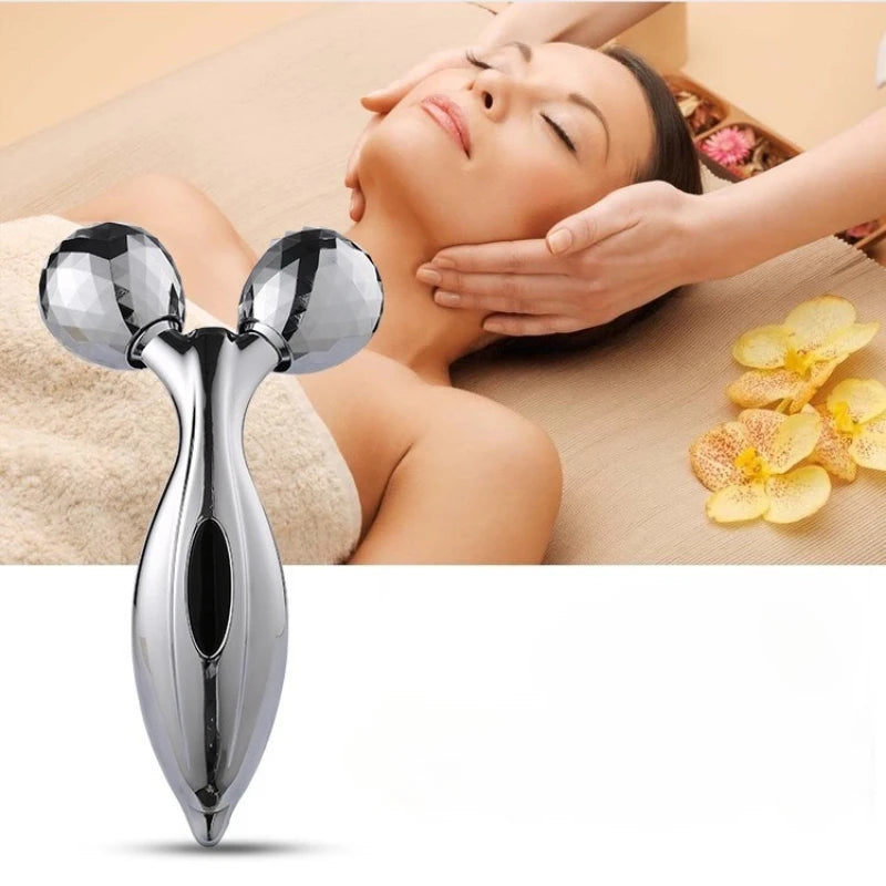 Unisex 3D Roller Beauty Massager for Face Neck Body Lifting