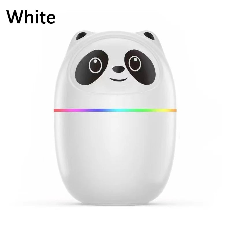 Mini Air Humidifier Cute Panda Aroma Oil Diffuser With Night Light USB Chargeable Cool Mist Sprayer Plants Purifier Humificador (Copy)