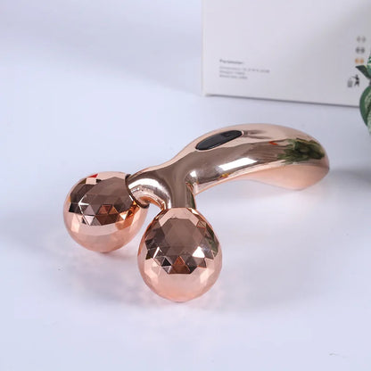 Unisex 3D Roller Beauty Massager for Face Neck Body Lifting